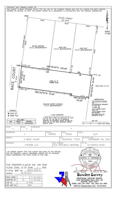3 Bace, Houston, TX, 77007