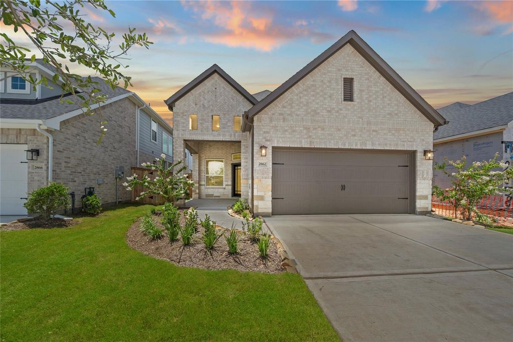 2862 Orange Leaf Drive, Fulshear, TX 77423 cover photo. Doors Open Tour advertisement.