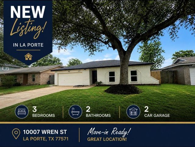 10007 Wren, La Porte, TX, 77571