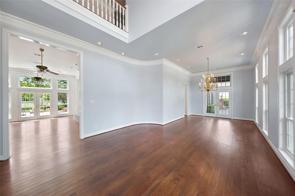 Primary suite with custom millwork