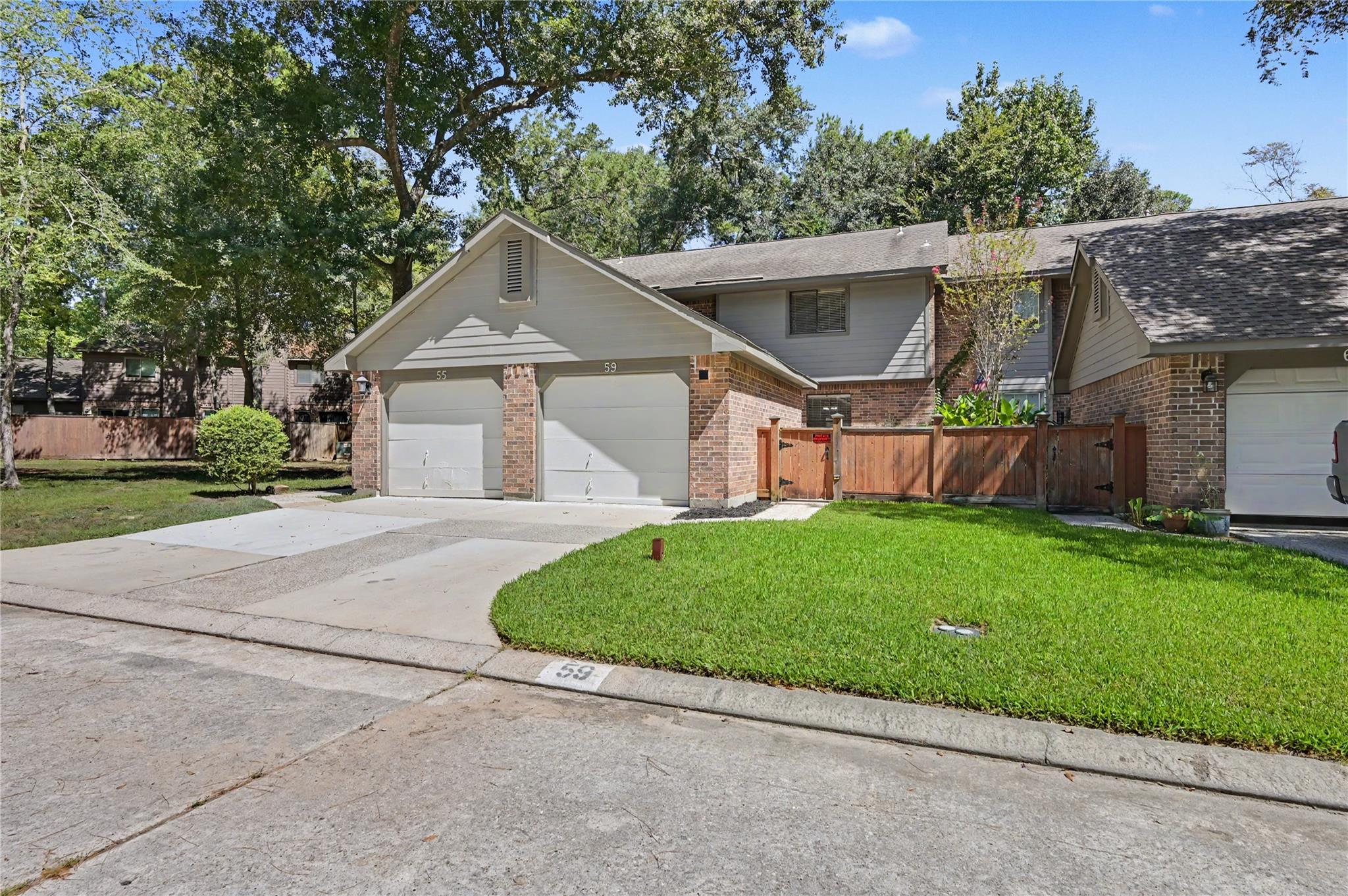 59 Willowwood Cir, The Woodlands, TX 77381 cover photo. Doors Open Tour advertisement.
