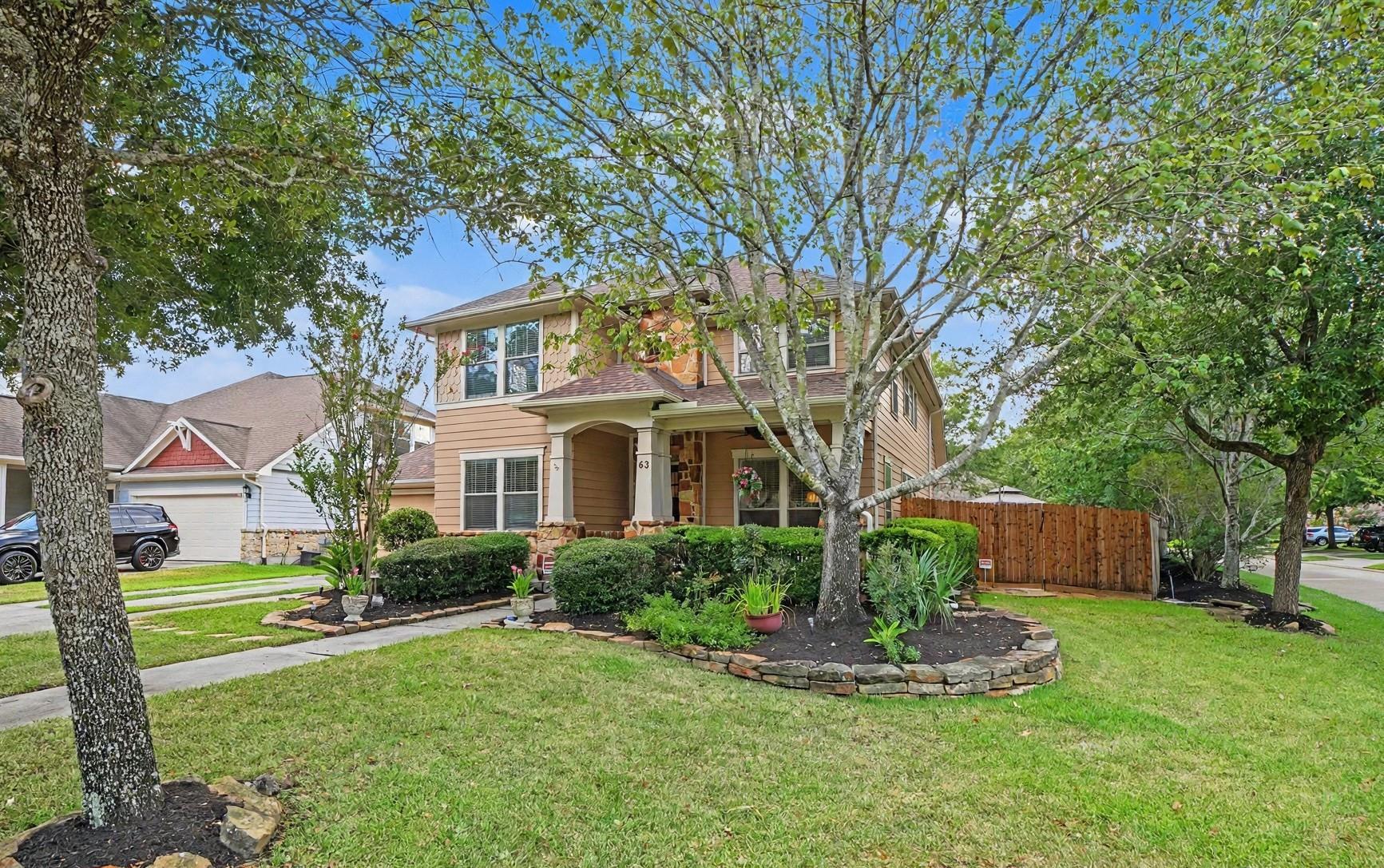 62 W Tapestry Park Cir, The Woodlands, TX 77381 cover photo. Doors Open Tour advertisement.