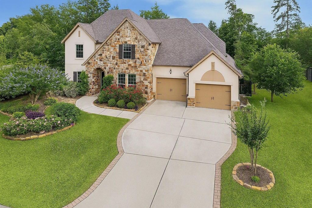 3 Shearling Ct, The Woodlands, TX 77389 cover photo. Doors Open Tour advertisement.