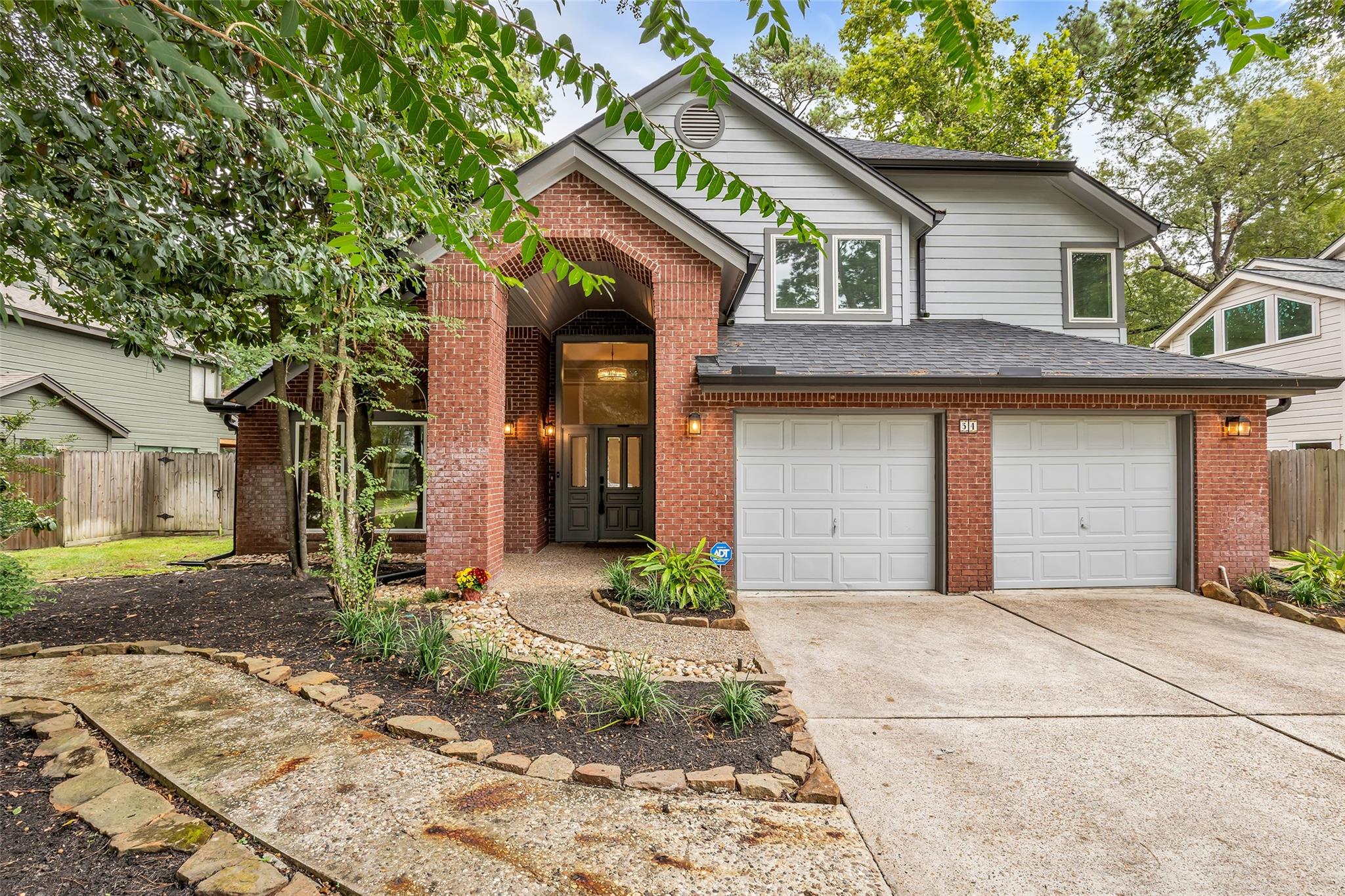 54 Sky Terrace Pl, The Woodlands, TX 77381 cover photo. Doors Open Tour advertisement.