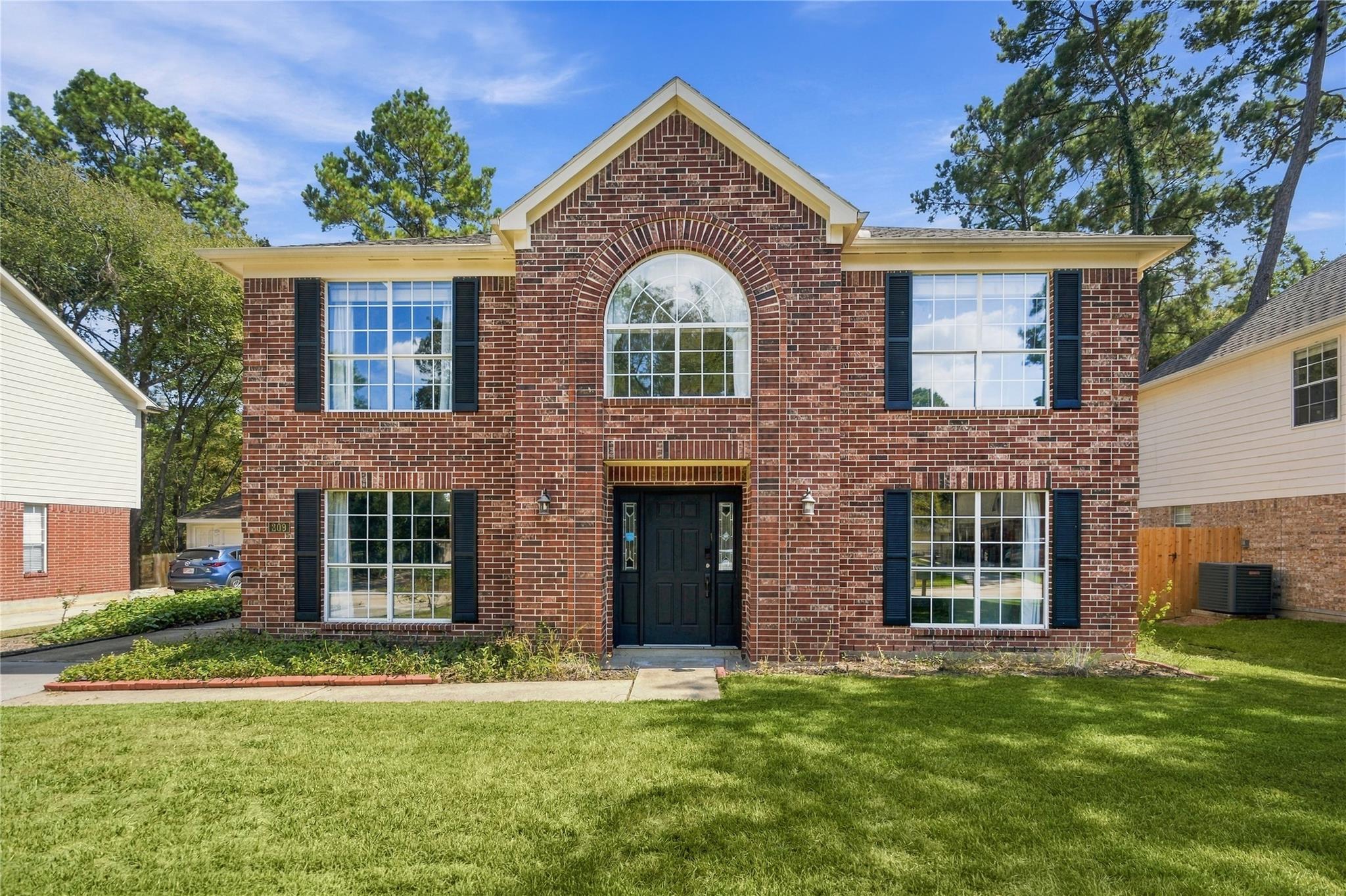 309 E Golden Arrow Cir, The Woodlands, TX 77381 cover photo. Doors Open Tour advertisement.